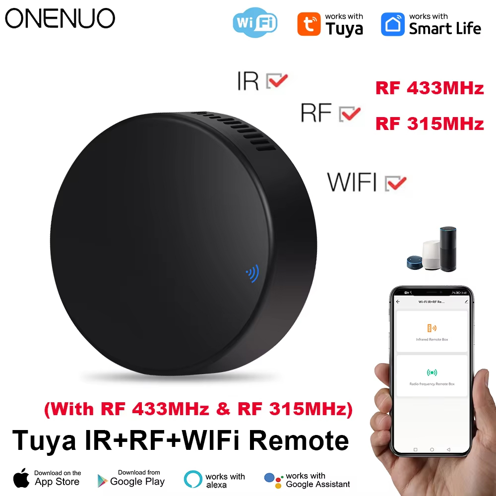 Smart Home Proxmox - Tuya WiFi RF IR รีโมทคอนโทรล 433MHz/315MHz
