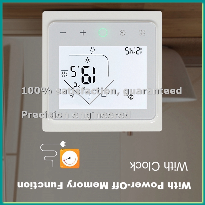 Wifi Thermostat - เทอร์โมสตัทอัจฉริยะ Tuya Smart WiFi 16A สำหรับควบคุมอุณหภูมิพื้นอุ่นไฟฟ้า