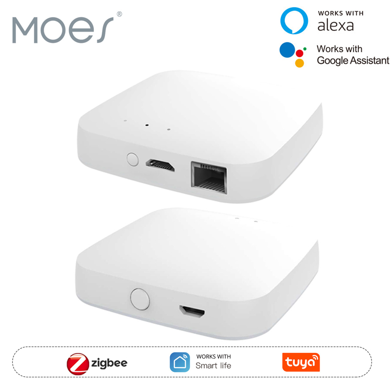 Smart Home Vimar - มอยส์ ทูยา ZigBee3.0 สมาร์ทฮับ,ไร้สาย/แบบมีสายเกตเวย์บริดจ์แอพสมาร์ทไลฟ์รีโมทคอนโทรลทำงานร่วมกับอเล็กซากูเกิลโฮมผู้ช่วย