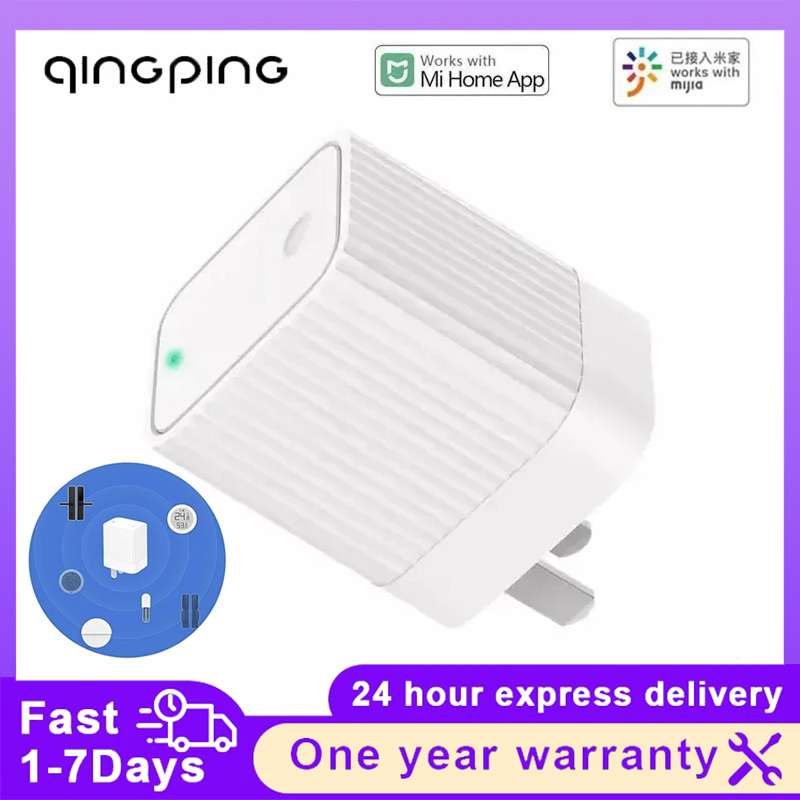 Xiaomi Hub Mijia Hub - Qingping บลูทูธเกตเวย์ฮับรองรับ WiFi ระยะไกลดูข้อมูลอุปกรณ์เชื่อมต่ออัจฉริยะอุปกรณ์บ้านสำหรับ Xiaomi Mijia