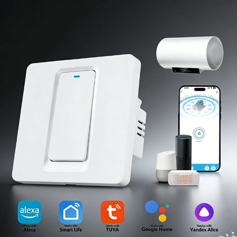 Smart Home Proxmox - สวิตช์เครื่องทำน้ำอุ่นอัจฉริยะ/ระบบควบคุมแบบสัมผัสผ่าน WiFi และบลูทูธ ใช้งานร่วมกับ Alexa/Google Home/แอป