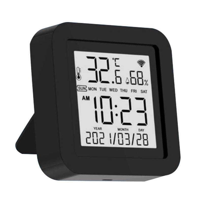 Wifi Thermostat - A76I-S09A Wifi พลาสติก เซ็นเซอร์อัจฉริยะ รีโมทคอนโทรลอินฟราเรด การตรวจจับอุณหภูมิและความชื้น