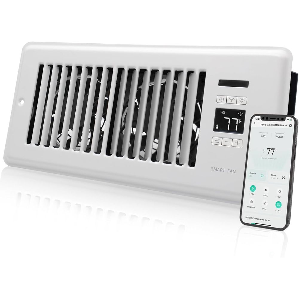 Wifi Thermostat - พัดลมระบายอากาศแบบเงียบพิเศษสำหรับช่องระบายอากาศขนาด 4
