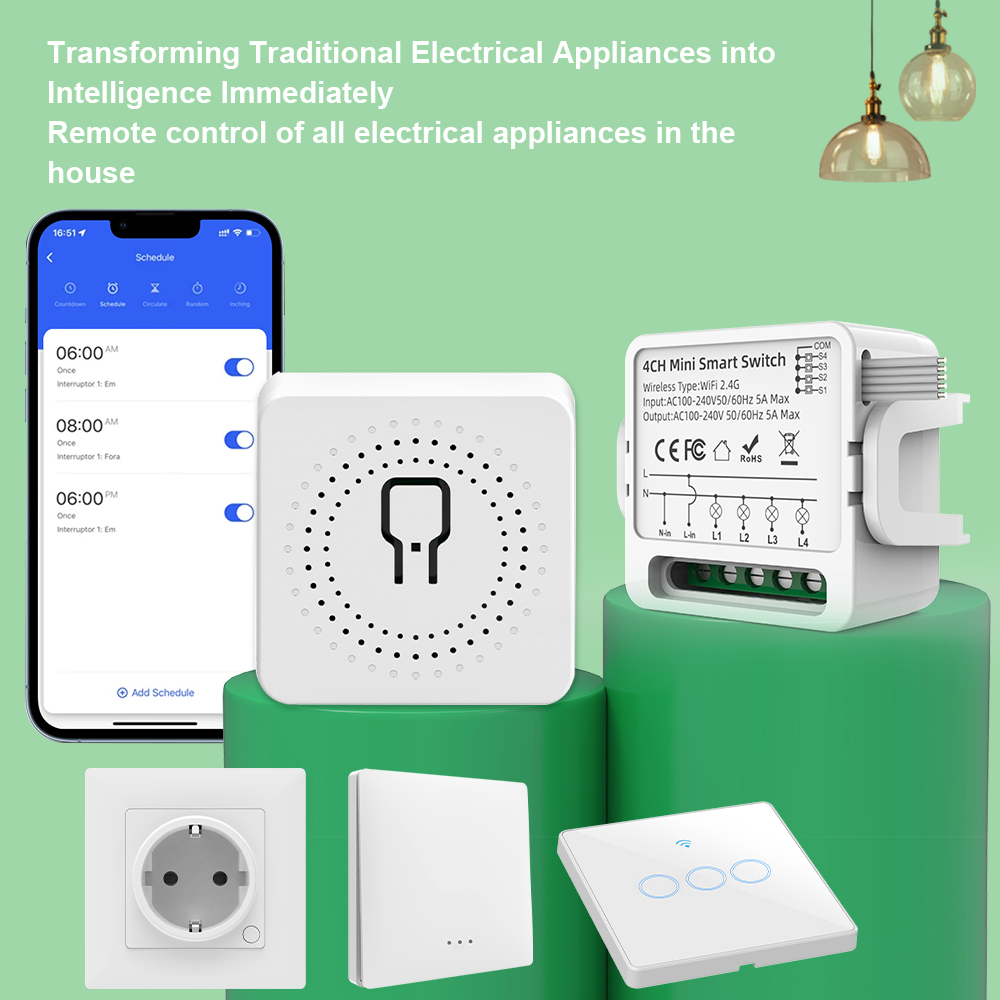 สวิตช์อัจฉริยะ Tuya WiFi 1/2/3 - Smart Home Proxmox บทวิจารณ์และราคา