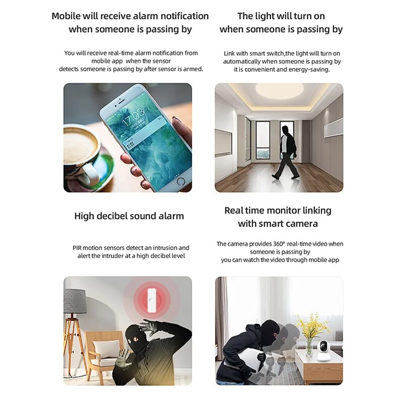 Tuya WiFi Zigbee PIR Motion Se - Smart Home Proxmox บทวิจารณ์และราคา