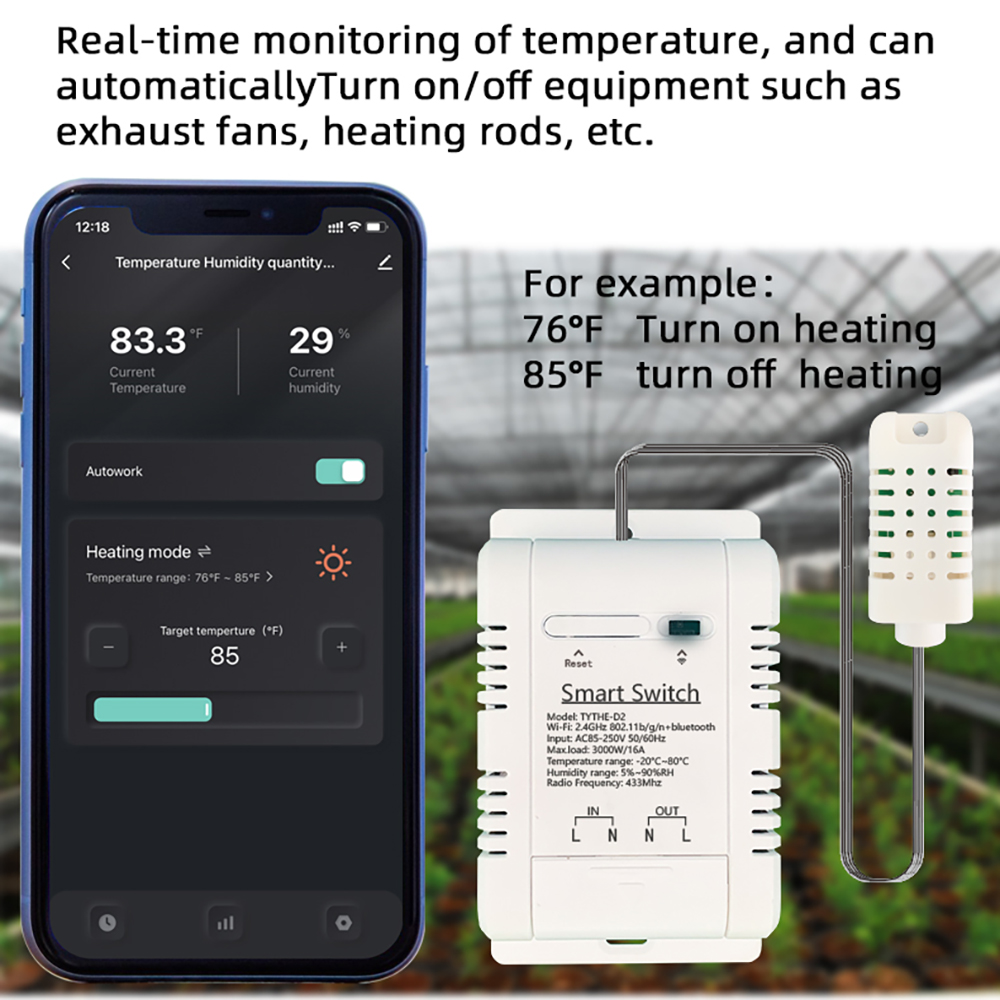 Tuya สวิตช์ควบคุม TH-16ไร้สาย  - Wifi Thermostat บทวิจารณ์และราคา