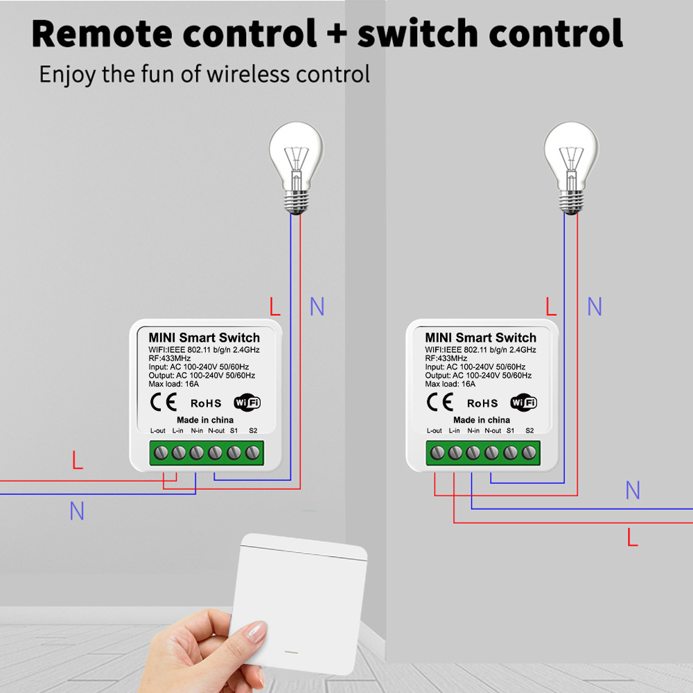 สวิตช์ไฟอัจฉริยะ Tuya WiFi สมา - Smart Home Proxmox บทวิจารณ์และราคา