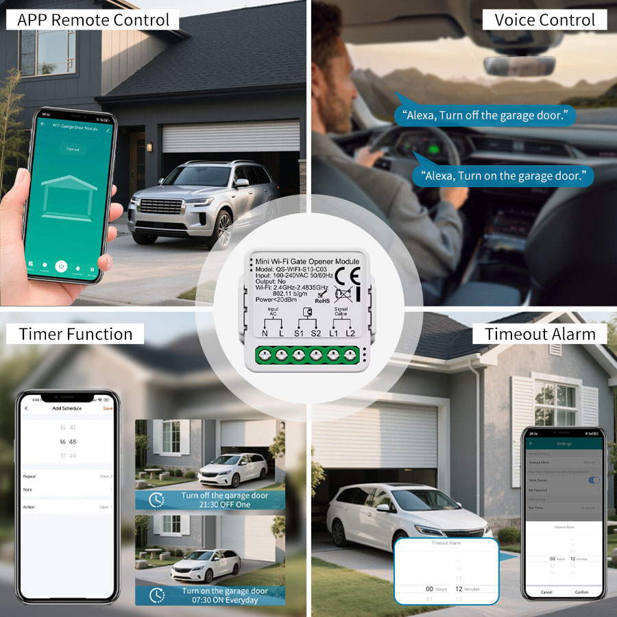 ตัวควบคุมประตูโรงรถอัจฉริยะ Tu - Smart Home Proxmox บทวิจารณ์และราคา