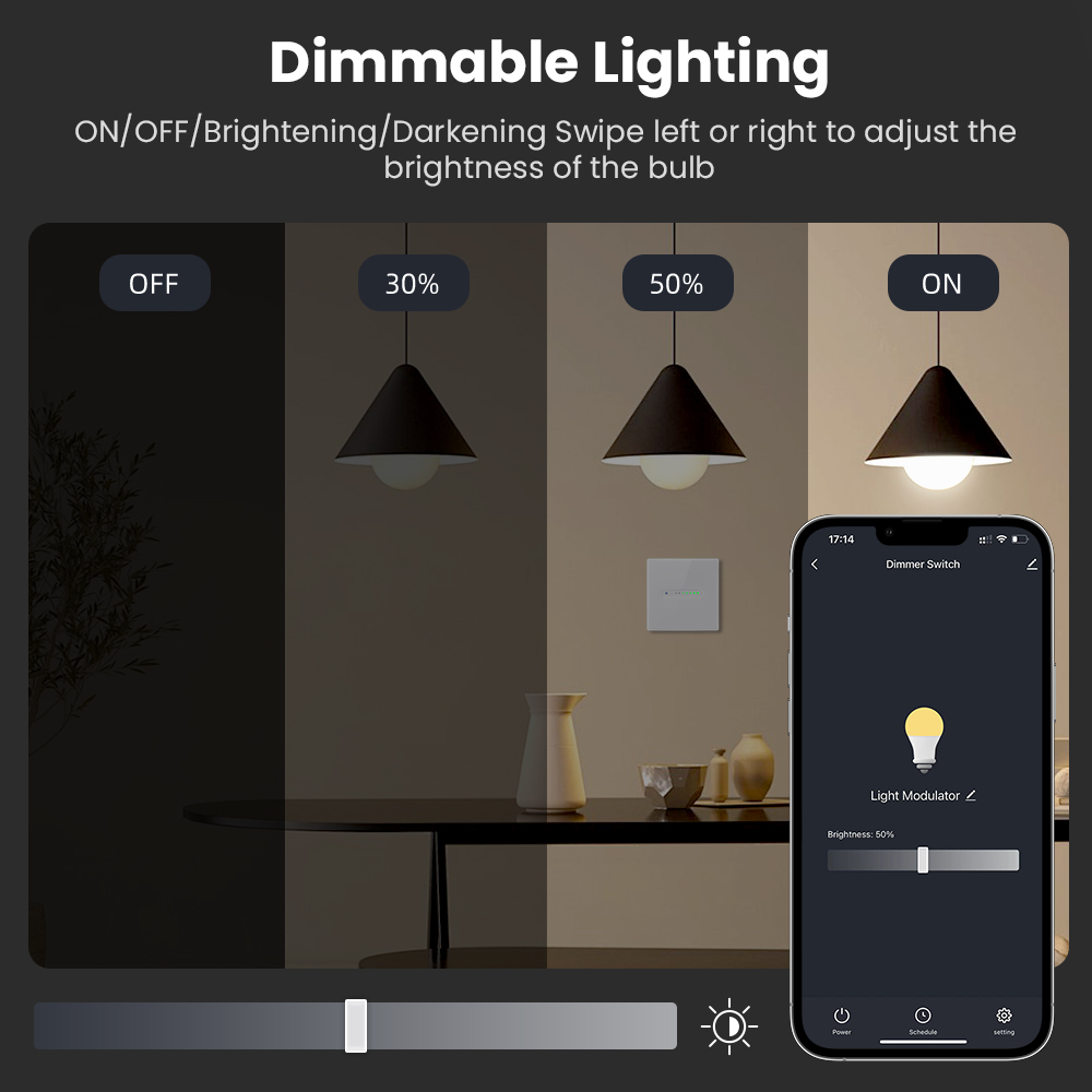 AVATTO WiFi 1/2 Gang Smart Dim - Smart Home Proxmox บทวิจารณ์และราคา