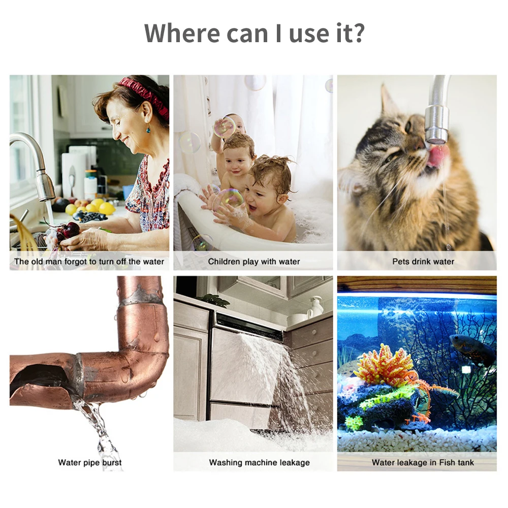 เซ็นเซอร์น้ำ Tuya WiFi Zigbee  - Smart Home Proxmox บทวิจารณ์และราคา