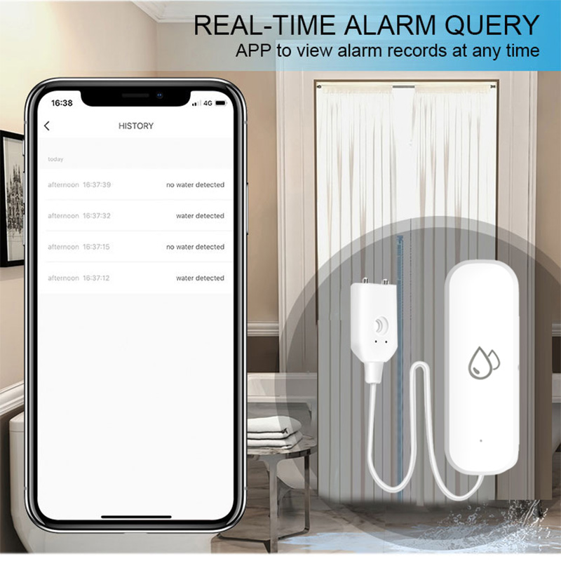 เซ็นเซอร์ตรวจจับน้ำรั่ว Tuya W - Smart Home Proxmox บทวิจารณ์และราคา