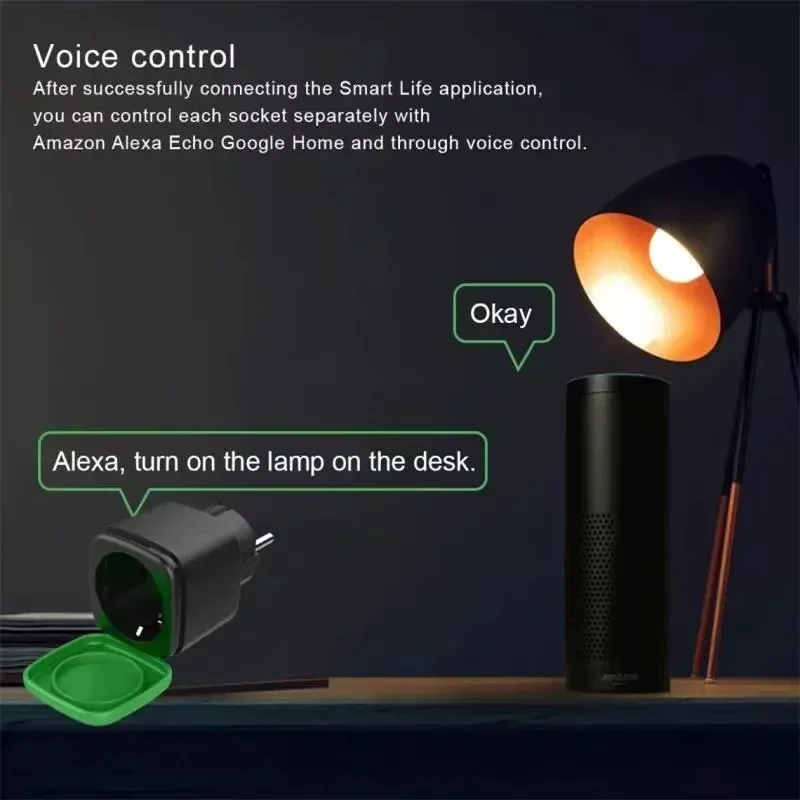 ปลั๊กไฟอัจฉริยะ Tuya EU 16A Wi - Smart Home Appliances บทวิจารณ์และราคา