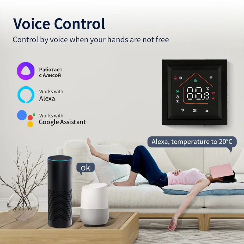 เทอร์โมสตัท WiFi อัจฉริยะ ใช้ง - Smart Home Proxmox บทวิจารณ์และราคา