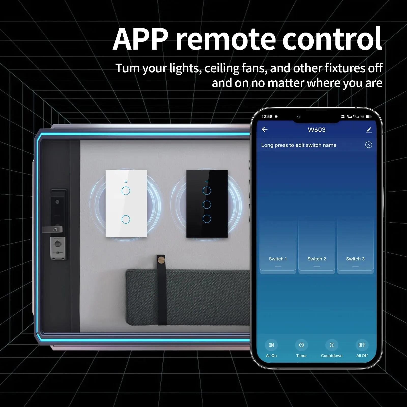 Tnce Tuya สวิตช์ไฟอัจฉริยะ wif - Smart Home Proxmox บทวิจารณ์และราคา