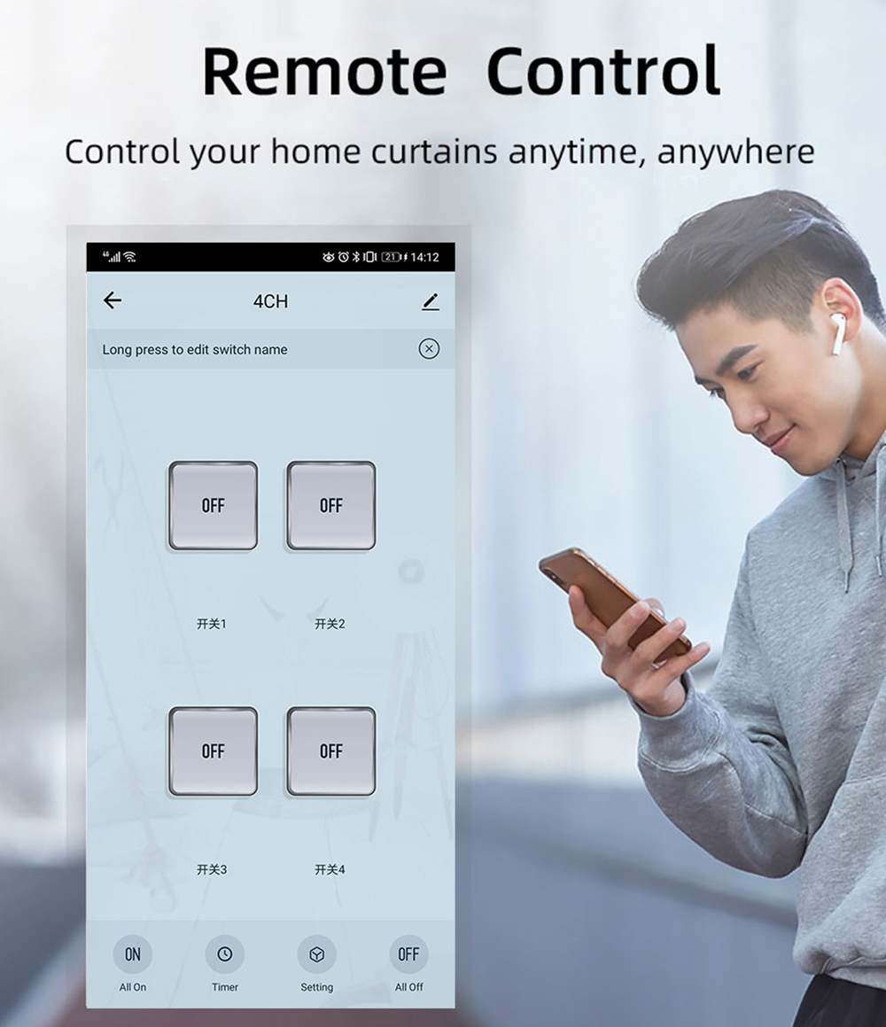 โมดูลสวิตช์รีเลย์ Tuya 4CH Zig - Smart Home Gateway บทวิจารณ์และราคา