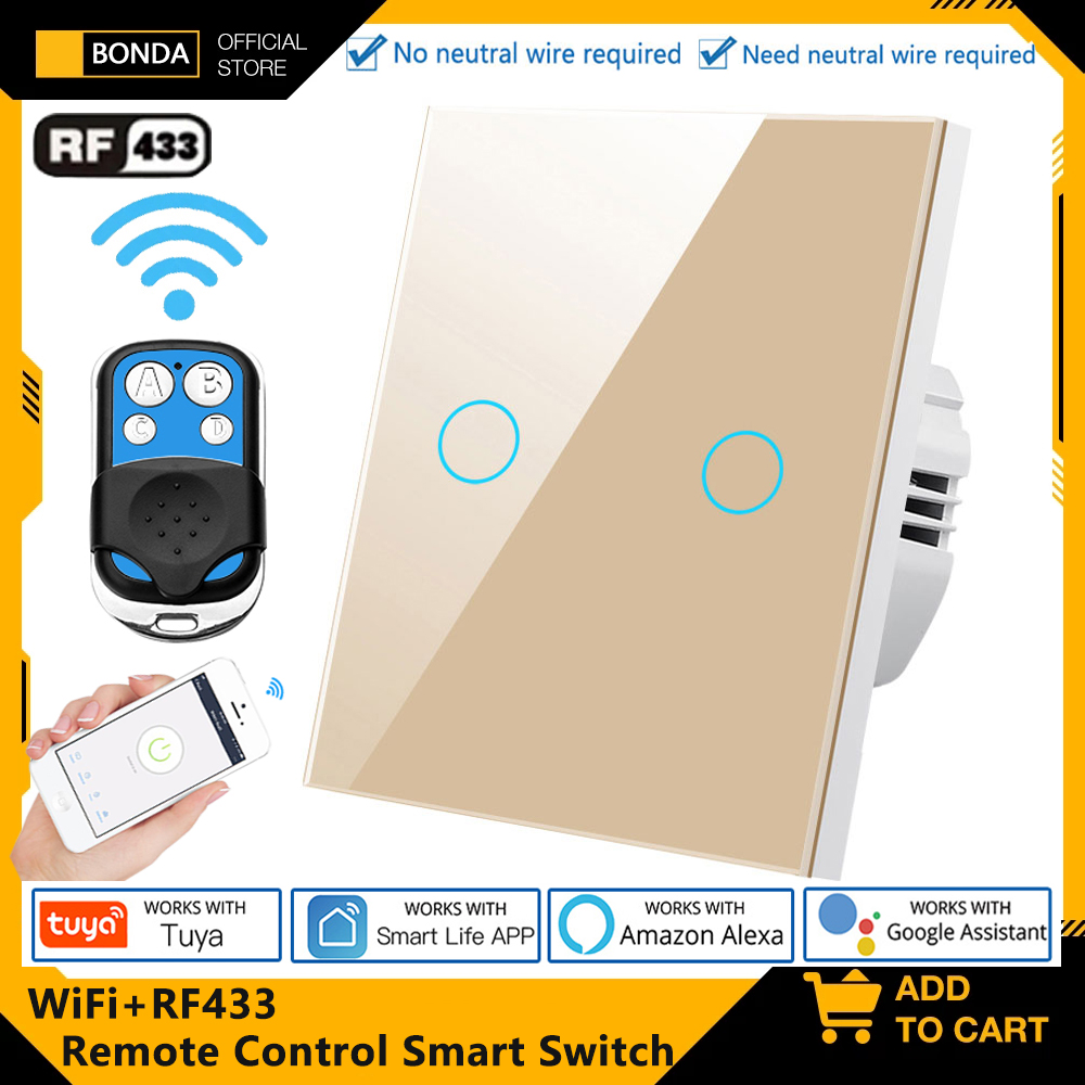 Tuya EU WiFi + RF433 สมาร์ทรีโ - Smart Home Proxmox บทวิจารณ์และราคา