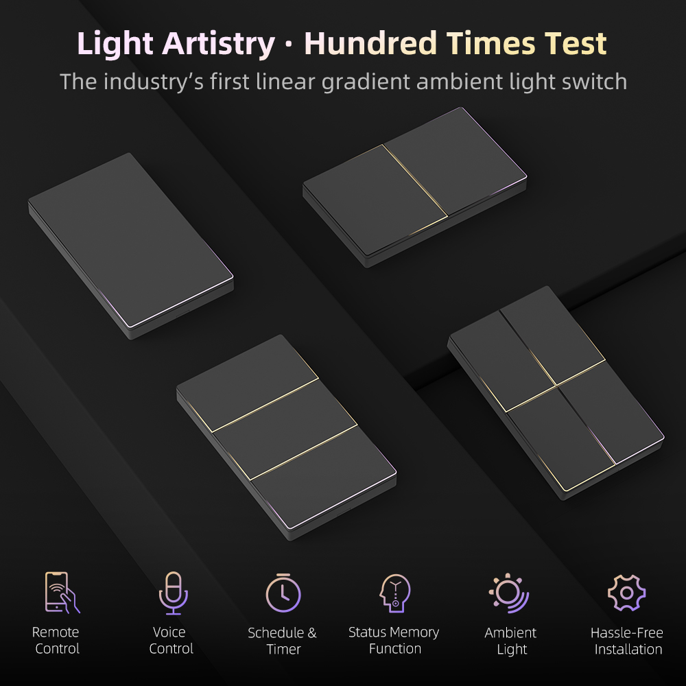 สวิตช์ไฟอัจฉริยะ WiFi แบบ 1/2/ - Smart Home Proxmox บทวิจารณ์และราคา