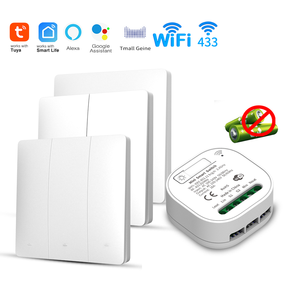 สวิตช์ไฟอัจฉริยะ Tuya WiFi แบบ - Smart Home Proxmox บทวิจารณ์และราคา